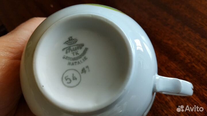 Сервис новый, чайный, Мадонна фарфор 1990 г