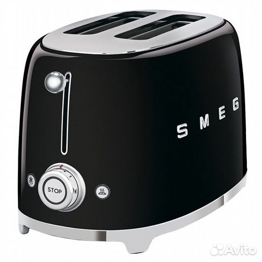 Тостер smeg TSF01bleu 950Вт 6 режимов черный
