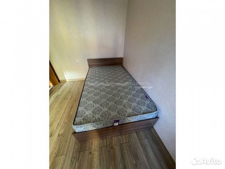 Кровать с матрасом 90 (120, 140, 160) шимо т/с