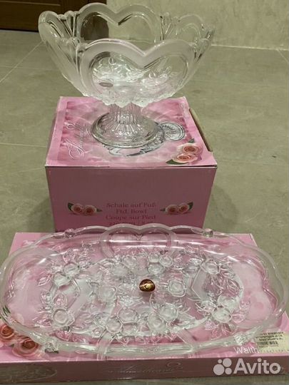 Ваза для фруктов и блюдо для бутербродов