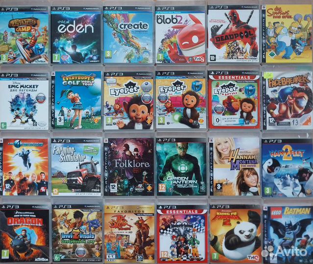 Детские игры на пс3 ps3 Playstation 3 для детей