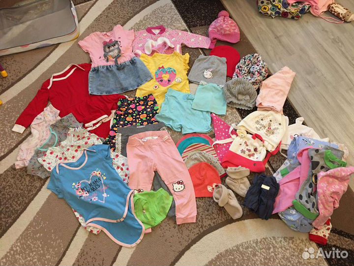 Вещи пакетом на девочку 86-92