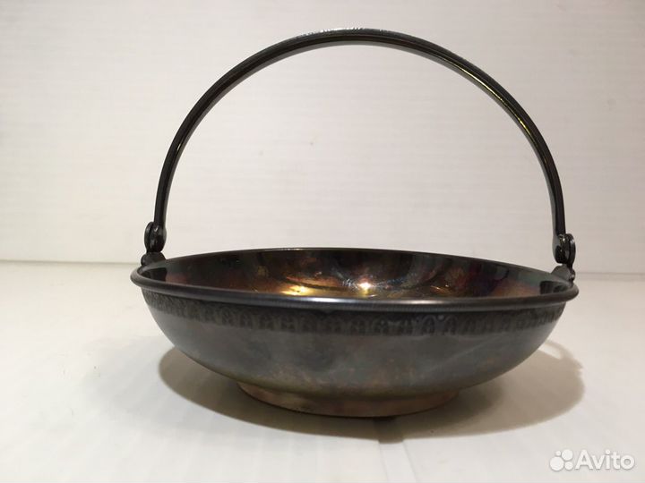 Конфетница мельхиор СССР