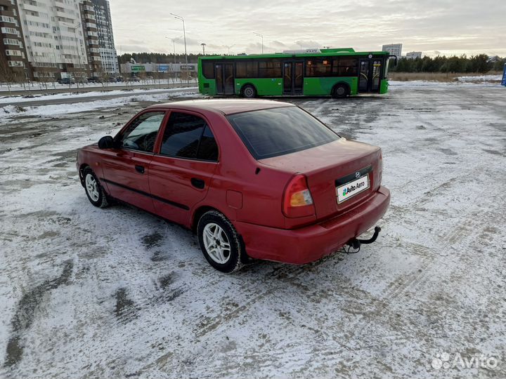 Hyundai Accent 1.5 AT, 2005, 200 000 км