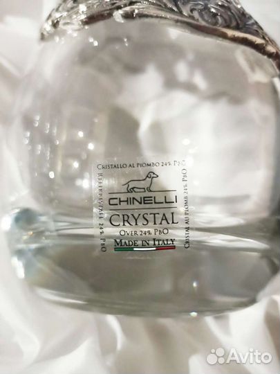 Набор подарочный, посеребрёный графин и рюмки