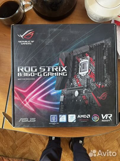 Материнская плата asus rog strix b360-g gaming