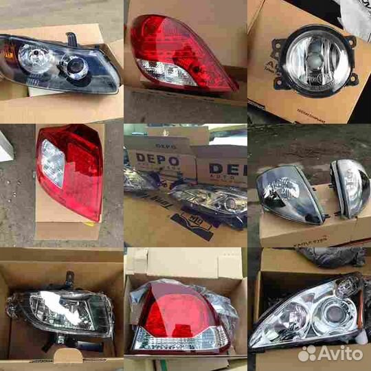 Audi Q5 фара лев С рег.мотор (ксенон) диод (depo)