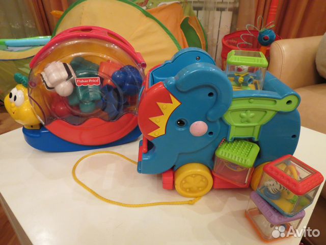 Игрушки для малышей Fisher Price, Playskool и др