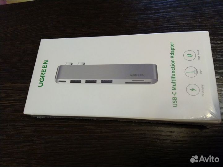 USB-C концентратор Ugreen 6 в 1 для MacBook