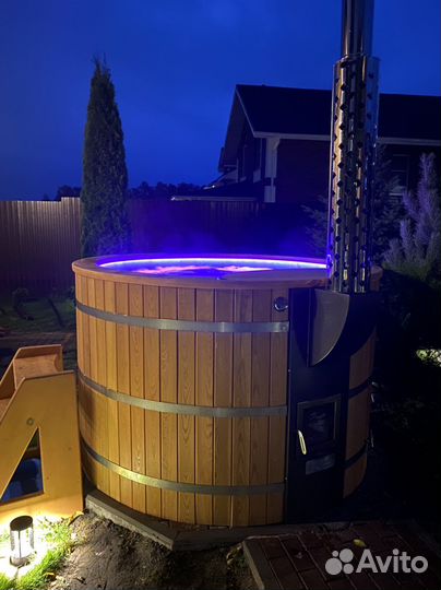 Баня на дровах + Купель