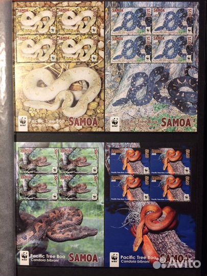 Марки Фауна, чистые