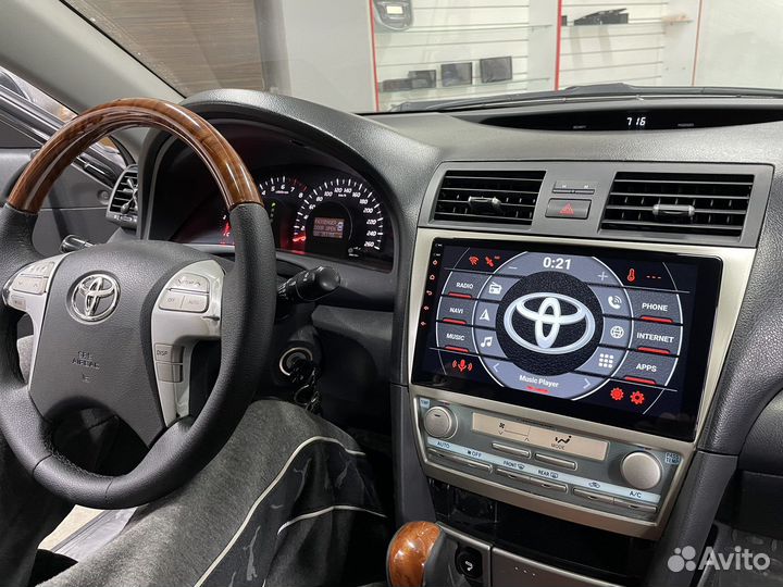 Тойота камри 40 10 дюймов андроид магнитола