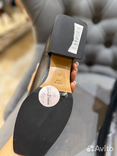 Ботильоны женские 37/38/39 Max&Co кожа новые