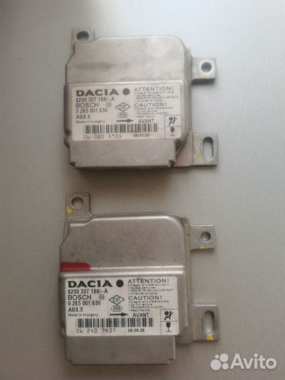 Блок управления AIR BAG Renault Logan 1 dacia