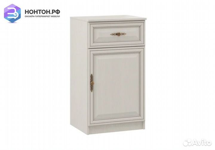 Тумба Габриэлла вудлайн кремовый / сандал белый