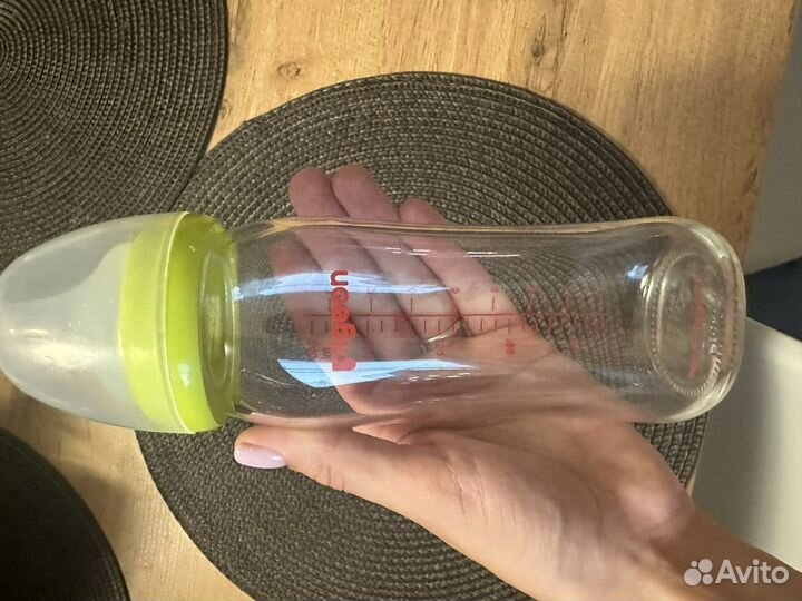 Бутылочка детская pigeon стекло