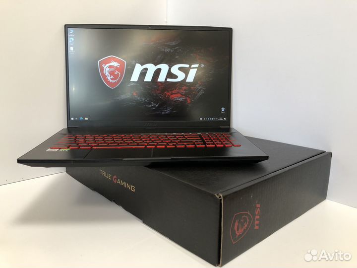 Игровой ноутбук MSI rtx3050 144Hz