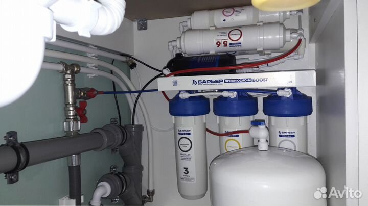 Фильтр для воды обратного осмоса под мойку 100 бус