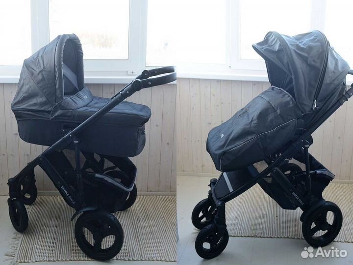 Коляска Britax smile 2 (люлька+прогулочный блок)