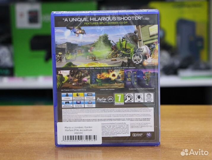 Plants vs Zombies: Garden Warfare (PS4, английская