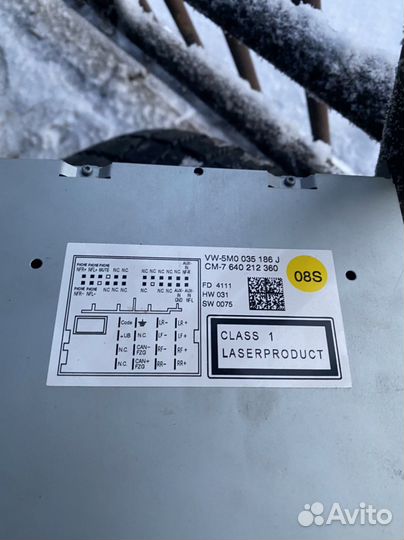 Магнитола WV Tiguan,Passat,Jetta