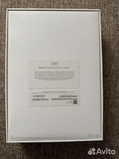 iPad 6 2018 32gb LTE