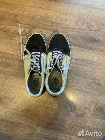 Vans зелено-черные