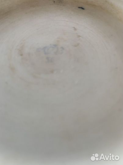 Фарфоровая Ваза «Синие цветы» лфз