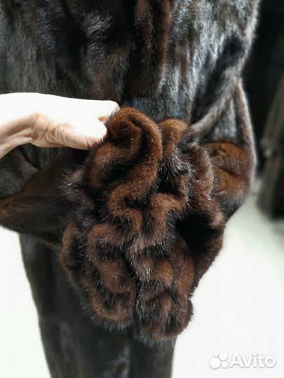 Шуба норковая 50 размер длинная
