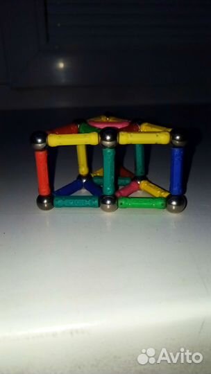 Магнитный Конструктор Из Шариков и Палочек