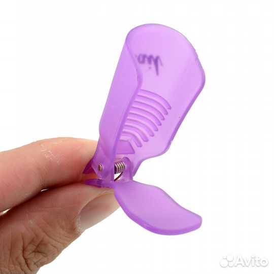 Зажим-клипса для снятия гель-лака