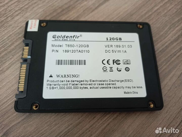 Ssd goldenfir 120gb