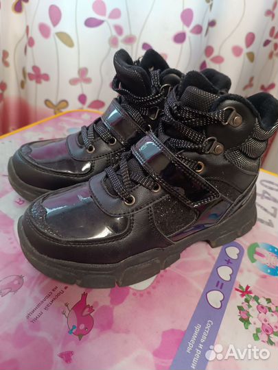 Ботинки утепленные для девочки
