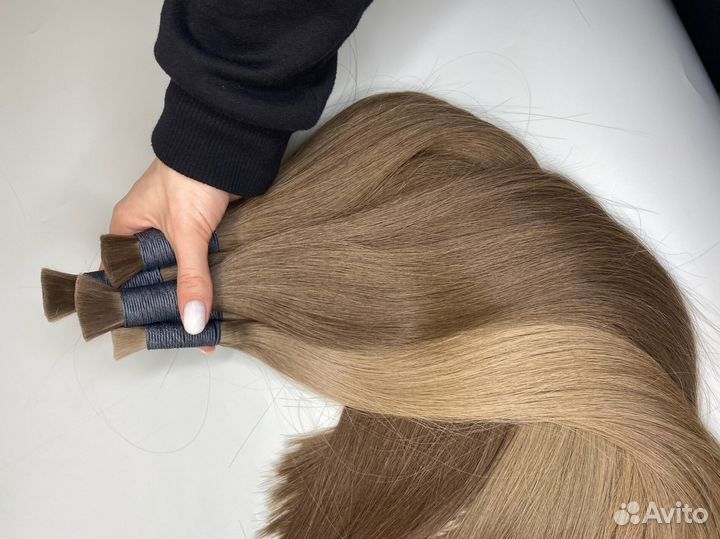 Волосы натуральные, 50см, Долями