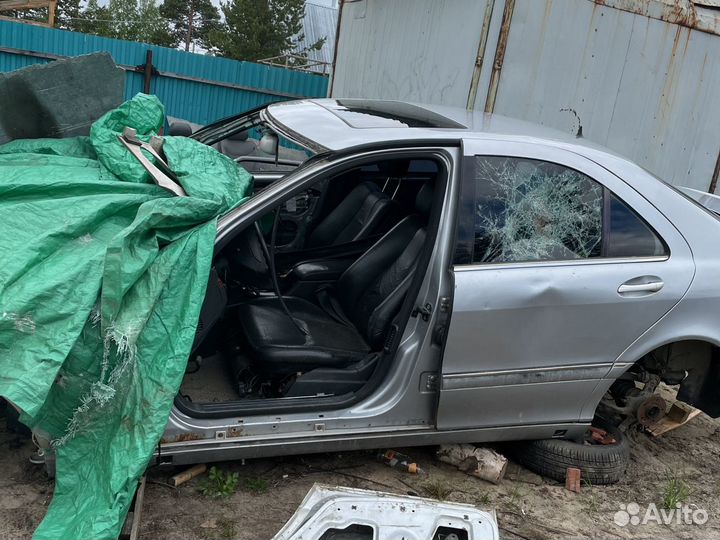 Mercedes-Benz S-класс 5.0 AT, 1999, битый, 250 000 км