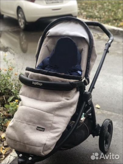 Коляска Peg-Perego Book Scout Pop-up Lux Beige