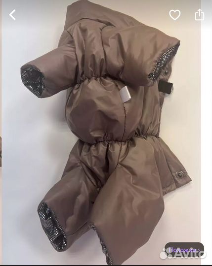 Новый зимний комбинезон для мелких пород (девочка)