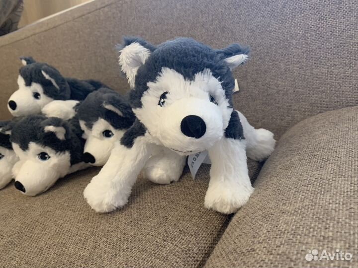 Мягкие игрушки IKEA livlig хаски