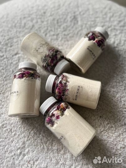 Сливки для ванны с бутонами роз