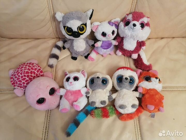 Мягкие игрушки с большими глазами