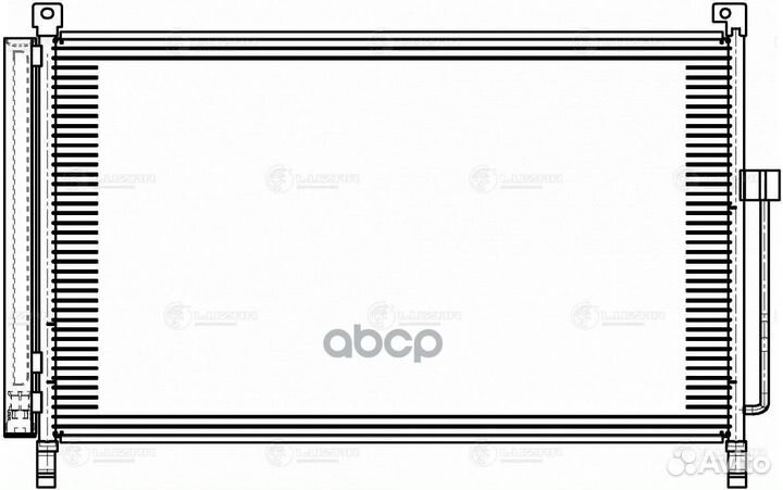 Lrac 1412 радиатор кондиционера Nissan Murano