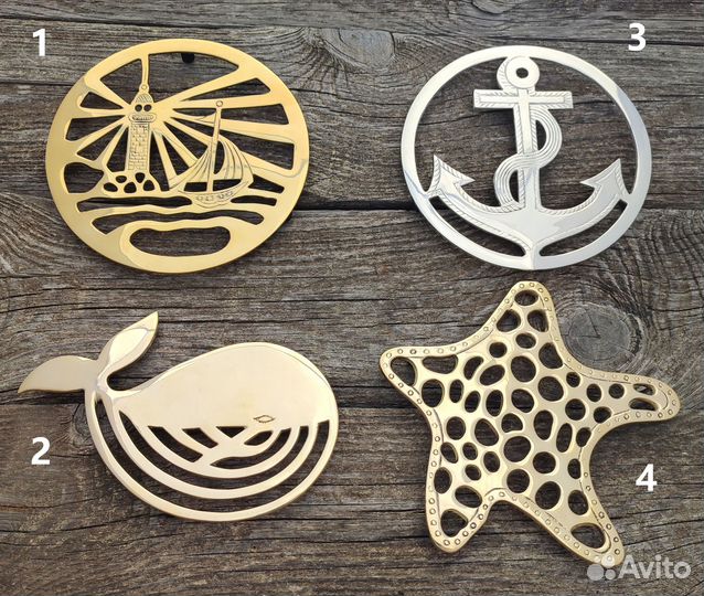 Подставки под горячее морские