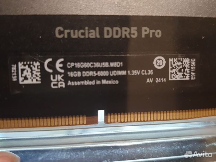 Ddr5 6000 crucial pro 32gb