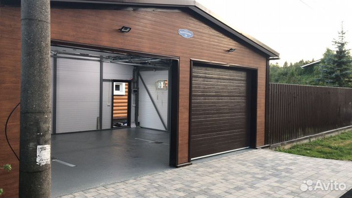 Гараж из сендвич панелей