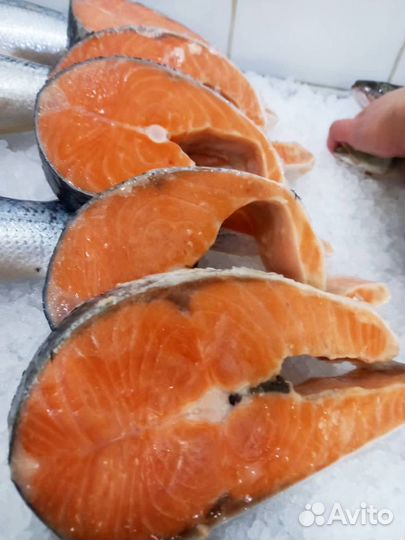 Стейк лососевых в ассортименте