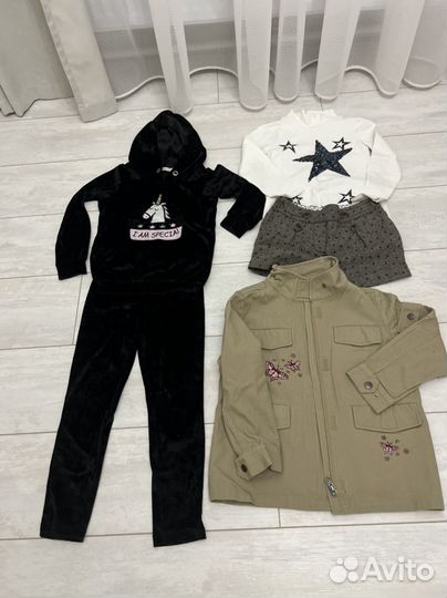 Вещи пакетом на девочку 116-122