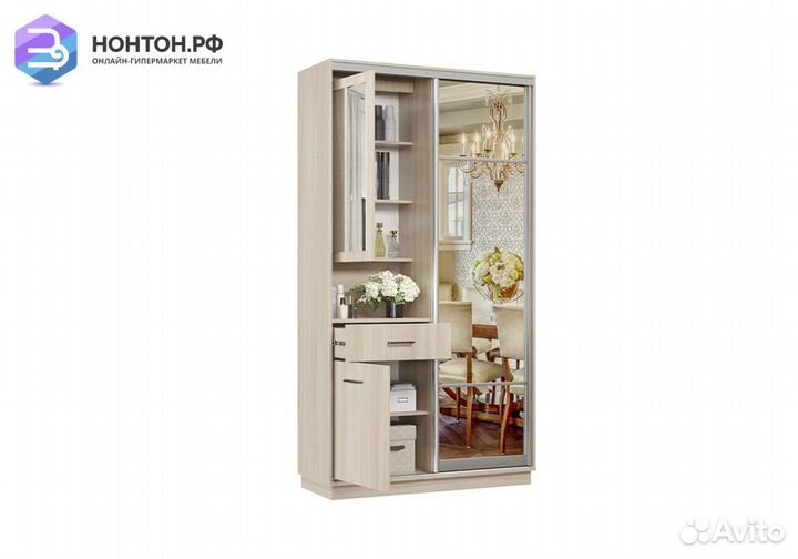 Прихожая-купе Агена мини ясень шимо светлый