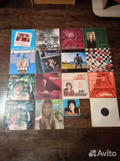 Виниловые пластинки (жанр разный)