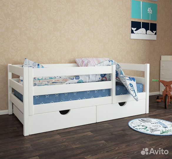Кровать детская с бортиками