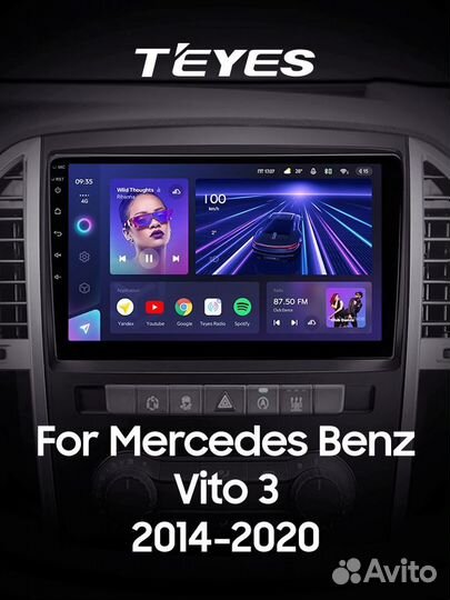 Магнитола на Mercedes-Benz Vito 3 2014-2020